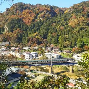 秋の山寺と仙山線